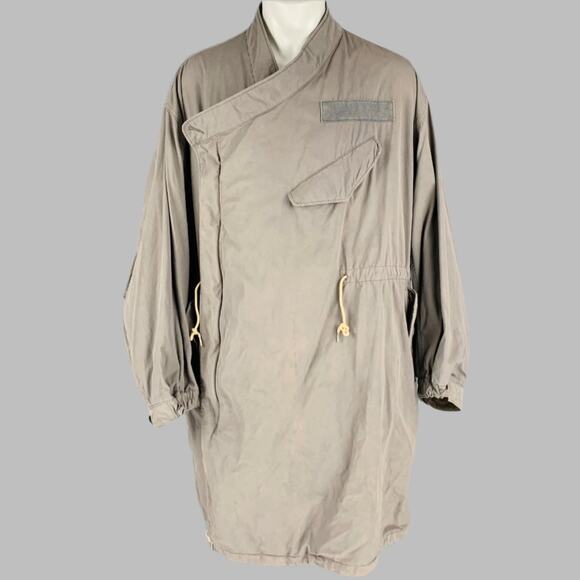 VISVIM Size S -Chamdo Fishtail Parka- Grey Cotton Parka Coat - Picture 1 of 8